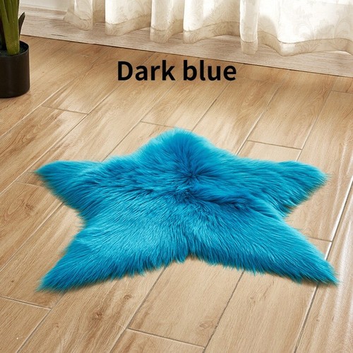 Five Pointed Star Area Rug Carpet Mat Pad Fluffy Cushion Floor Home Decor - Picture 26 of 26