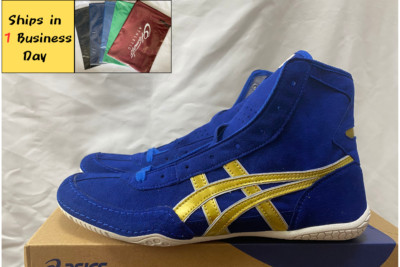 Karton beschädigt US9.0 [Schuhtasche] Asics EX-EO 1083A001 blau x gold x silb...