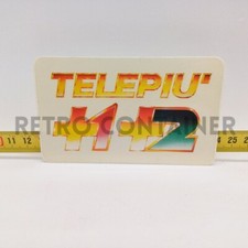 Adesivo Vintage Sticker Aufkleber 80's - Telepiù +1 +2 TV RIF. F