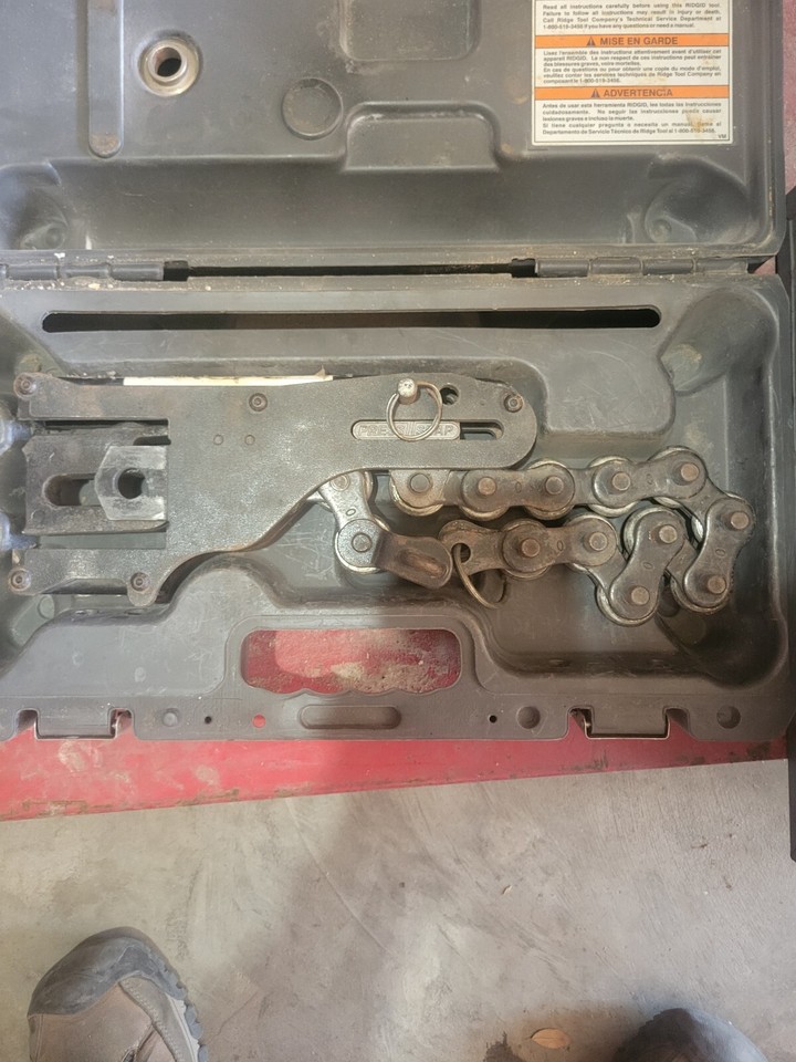 Ridgid Press Snap Attachment Cast Iron Pipe Cutter Attachment eBay