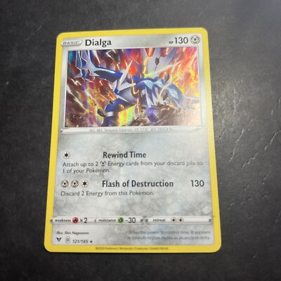 dialga pokemon card ebay Dialga [121/185] Holo Rare, Vivid Voltage, Mint/NM, Pokemon TCG