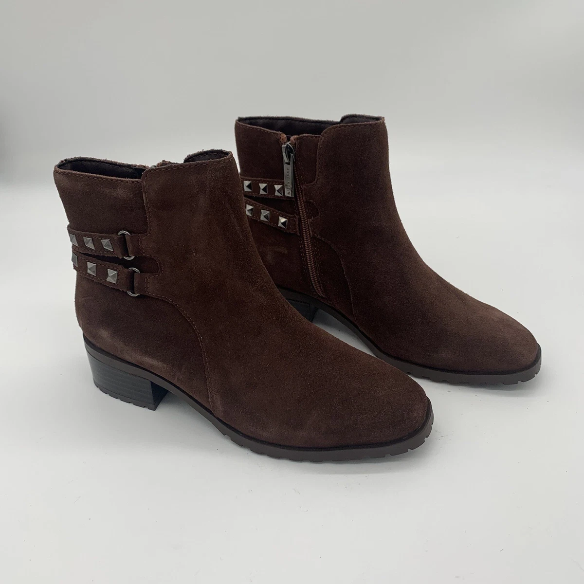 Anne klein booties best sale suede