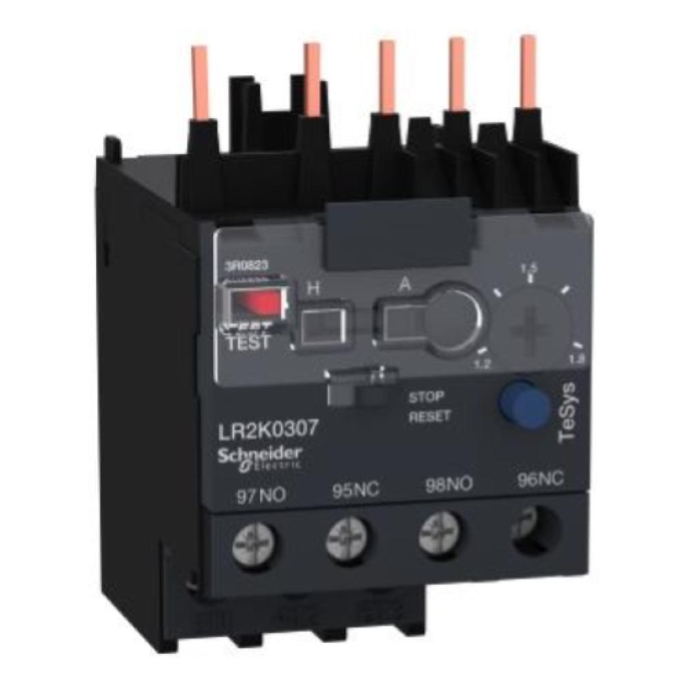 Relè Termico LR2K0307 TeSys K Schneider 1.2-1.8A | Protezione Motore