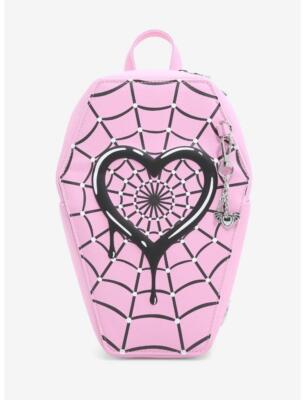 Monster High Draculaura Pink Coffin Spider Web Heart Mini  display picture 3