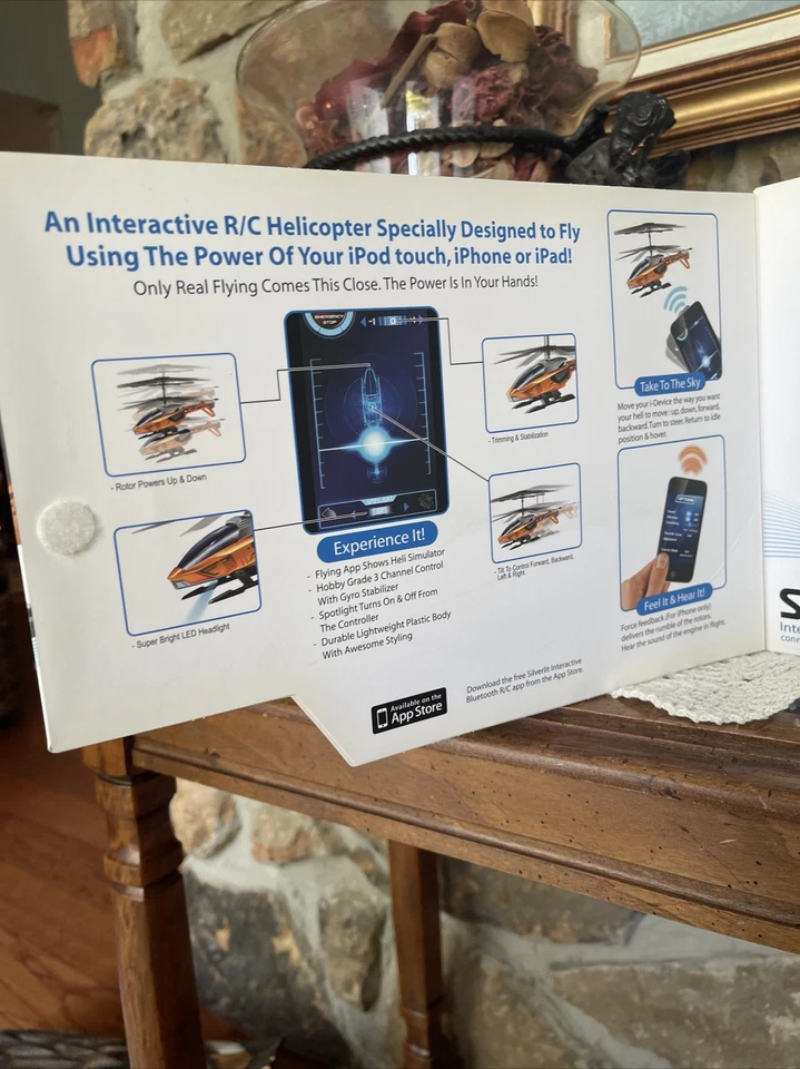 Silverlit Interactive Bluetooth R/C Blu-Tech Heli BSH-A B4620 Opened - Image 3 of 4