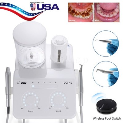 2in1 Dental Ultrasonic Scaler Power Piezoelectric Scaling & Air Polishing Device