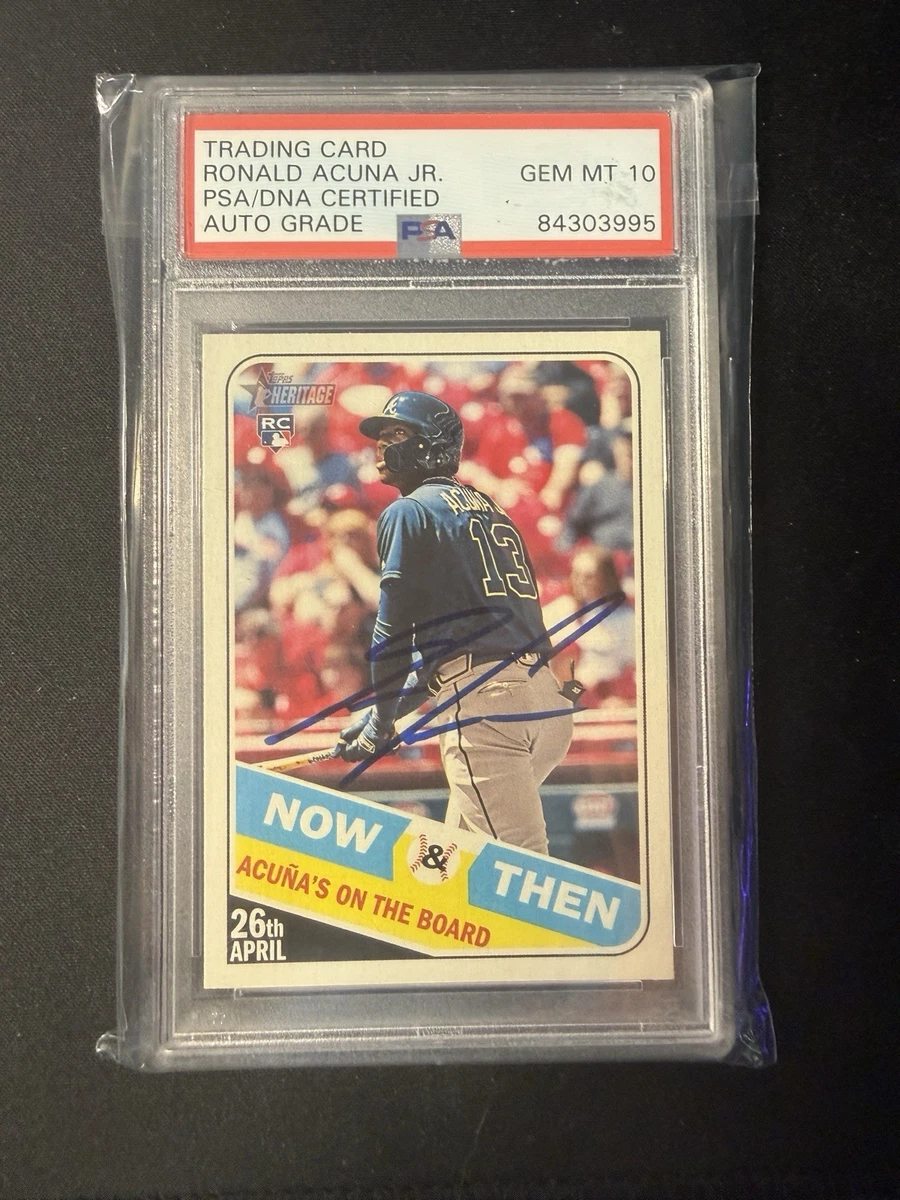 Topps Baseball 2018 Season Ronald Acuña Jr. Sports Trading Cards