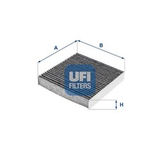 Innenraumfilter UFI 54.248.00 Aktivkohlefilter für VAN LANCIA 500 FIAT PANDA 312
