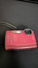 Olympus Tough-3005 12MP Waterproof Digital Camera Red Tested
