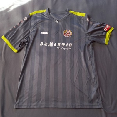 JAKO FC Wangi Swiss Football Shirt Jersey Size XL Grey Neon Raiffeisen #17
