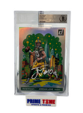 Jordan Love Signed Autographed DonRuss Downtown Oversized Card BAS