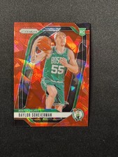 BAYLOR SCHEIERMAN #236 2024-25 PANINI PRIZM ROOKIE RED ICE CELTICS RC ROOKIE