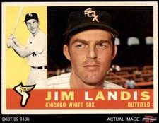 1960 Topps #550 Jim Landis White Sox 6.5 - EX/MT+
