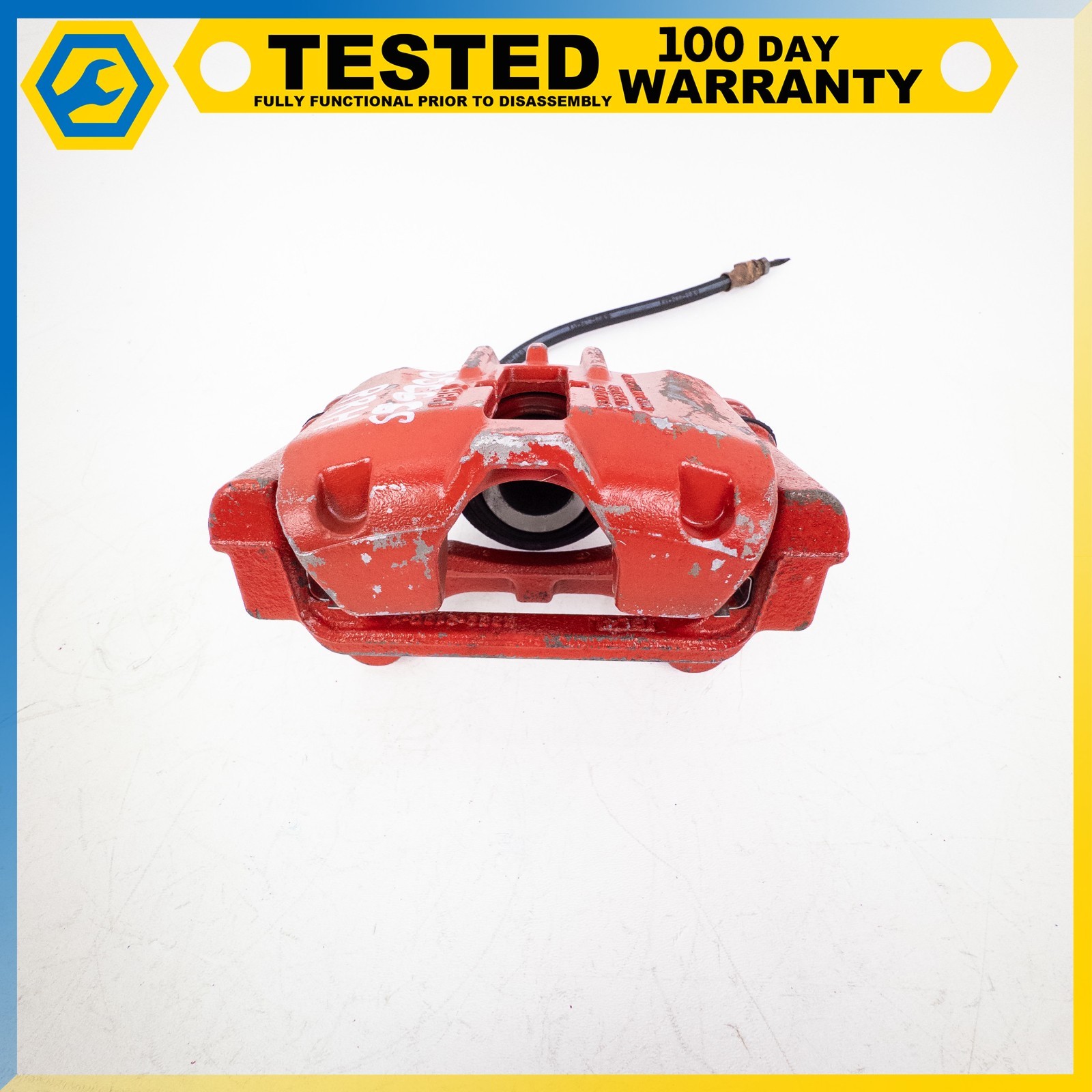 05-13 CHEVROLET CORVETTE C6 REAR RIGHT SIDE DISC BRAKE CALIPER RED OEM
