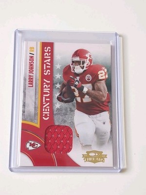 Donruss Threads 2008 Larry Johnson Kansas City Chiefs Game Worn Patch NFL /250