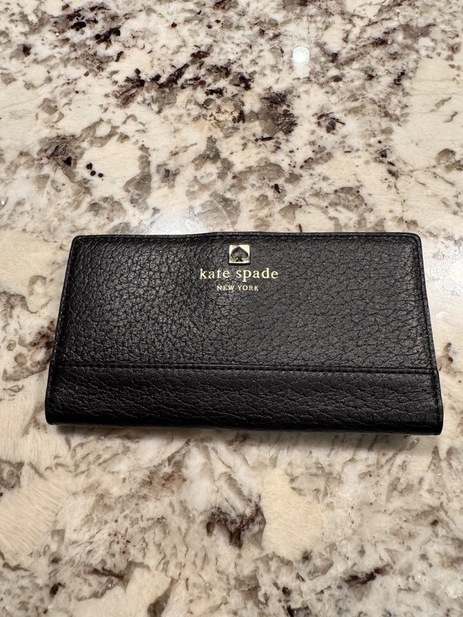 Kate Spade Black Long Wallet Excellent Condition Kate Spade long wallet black good condition | eBay main image 4