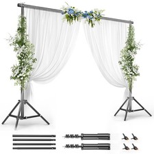 10x10FT Backdrop Stand, Background Support Kit for Photography, 2 Adjustable ...