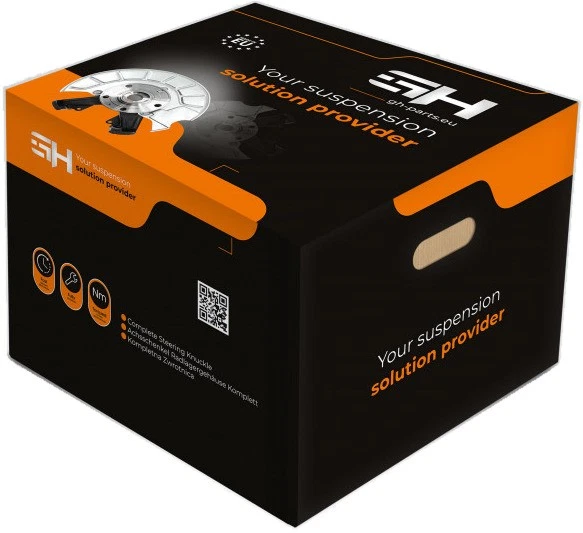 2x Achsschenkel Komplett Vorne für Peugeot 206 (2A/C) 1998-2006  [82MM] - Bild 2 von 4