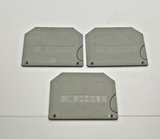 Allen Bradley 1492-EBJ16 Grey Gray Wire Terminal End Cap 1492EB16 Lot of 3 (TSC)