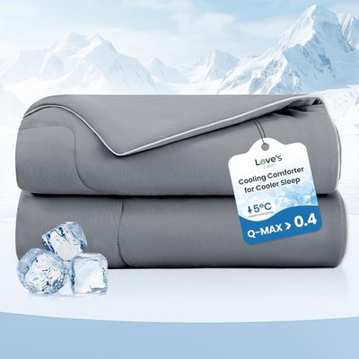 Cooling Comforter Twin, Double Sided Cooling Blankets for Hot Sleepers,