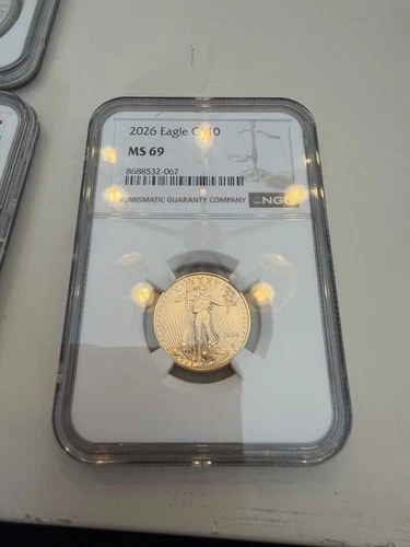 2026 Gold Eagle Ngc Ms69 Quarter Ounce