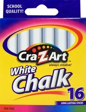 Cra-Z-art White Chalk 16 Count (10800-48)