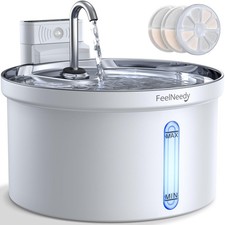 Wireless Cat Water Fountain Water  Battery Separation Automatic Pet Water ...