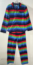 Gap Kids Size 12 Pajama Set Multicolor Stripe Long Sleeve Pants and Top