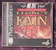 BLOOD OMEN Legacy of Kain Sony PlayStation PS1 CIB w/Registration Tested & Works