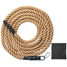 Uimoso 1.5"x25FT Gym Climbing Rope Fitness Strength Training Rope Home Exercise