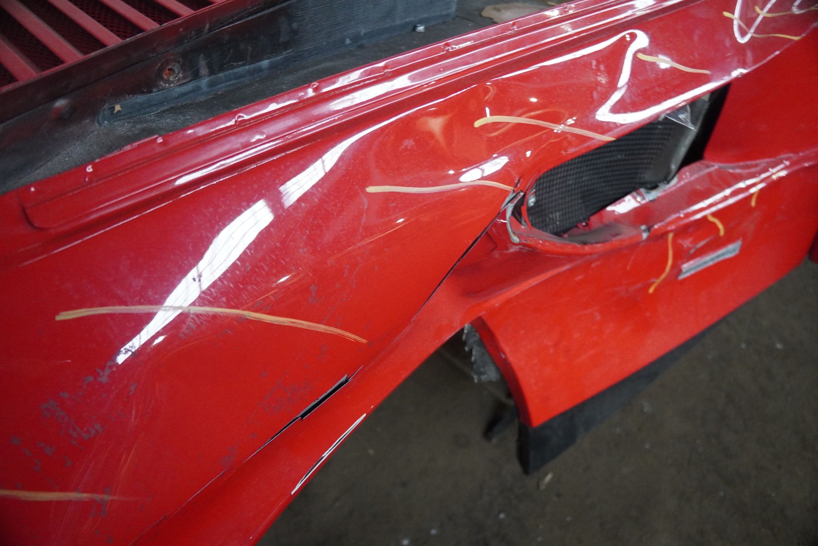 Rear Right Quarter Panel Body Structural Cut Ferrari Mondial Cabriolet 85 *Note*