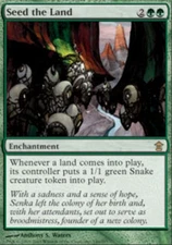 1x Seed the Land Heavy Play MTG Magic - Kid Icarus -