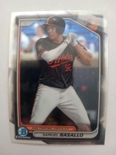 Samuel Basallo 2024 Bowman Chrome Prospects Rookie Card BCP-38 Orioles 