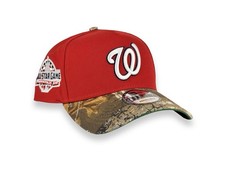 Washington Nationals Real Tree Camo MLB New Era Cap 9FORTY A-Frame Snapback Hat