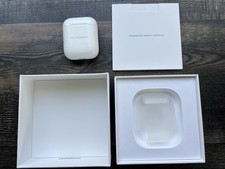 Apple Genuine AirPods 2nd Gen/w Charging Case A2032 A2031 A1602 Original Box