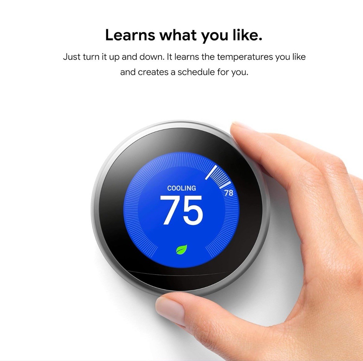 Google Nest Learning Smart Wifi Thermostat 3rd Generation & Base - Good (Tested)