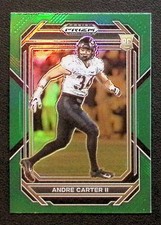 2023 Andre Carter II Panini Prizm Draft Picks Green Prizm Rookie - Army