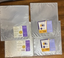 Lot of 4 Hallmark Page Protectors AR1050 Refill Post Bound Extra-Large 15 Pages