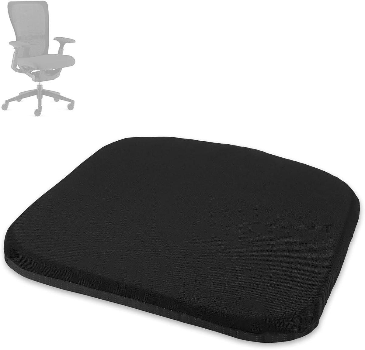 Natural Latex Seat Cushion for Haworth Zody Chair Black Office