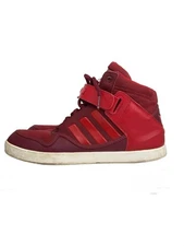 Men 9.5US Adidas High-Cut Sneakers/Red/D65965