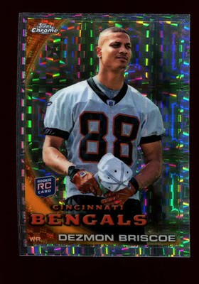 2010 Topps Chrome Xfractor #C17 Dezmon Briscoe Cincinnati Bengals RC