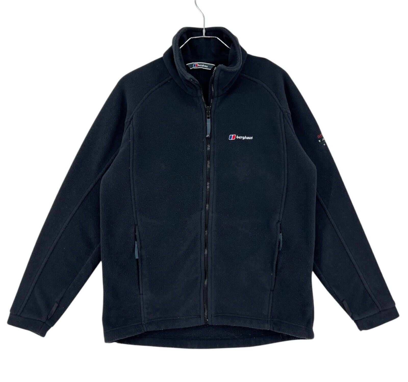 BERGHAUS Black Full Zip Fleece Sweatshirt Jumper Men Size M