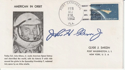 1193 4c Project Mercury February 20 1962 FDC First Day Port Canaveral Florida