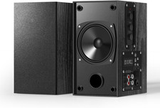 30W X 2 Powered Bookshelf Speakers - 3.5-RCA Input for Turntable, TV, PC, Record