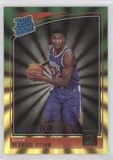 2018 Panini Donruss Rated Rookies Holo Green & Yellow Laser DeAndre Ayton 0s55