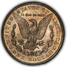 1904-O $1 Morgan Silver Dollar - Colorful Pastel Toning - BU - SKU-D7095
