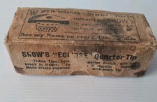 Vintage 30s/40s Hi-Test Heel And Toe Plates Box Good Display