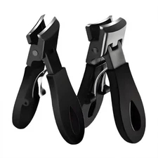 2Pcs Ingrown Toenail Treatment Kit with Wide Jaw Nail Clippers - Heavy Duty A...