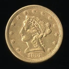 US Coin 1861 Gold Liberty Head $2.50 Quarter Eagle Civil War Era NO RESERVE!
