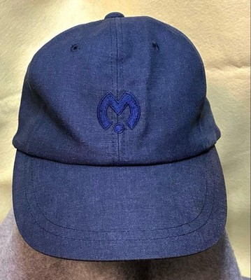 Mirashawn Cap Navy Logo Embroidered Baseball Hat Used